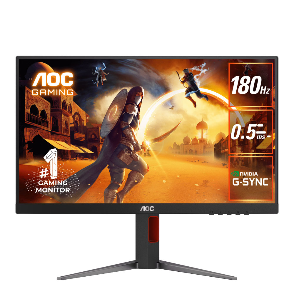 aoc-24g4-24-inch-gaming-monitor مانیتور 24 اینچ ای او سی 24G4 - نرخ نوسازی ۱۸۰ هرتز - Image 1