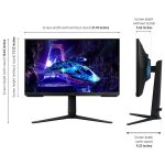 مانیتور گیمینگ سامسونگ G30D LS24DG302EMXUE - نرخ 180 هرتز VA - Image 7